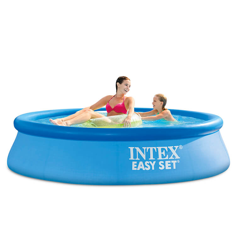 Intex easy set zwembad 244 x 61 cm - met filterpomp afbeelding