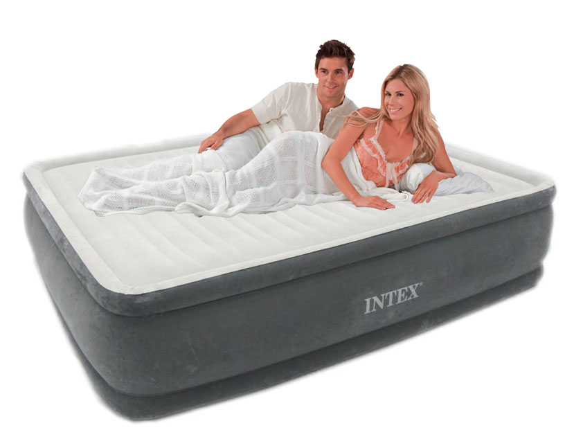 Intex comfort plush elevated luchtbed - tweepersoons afbeelding