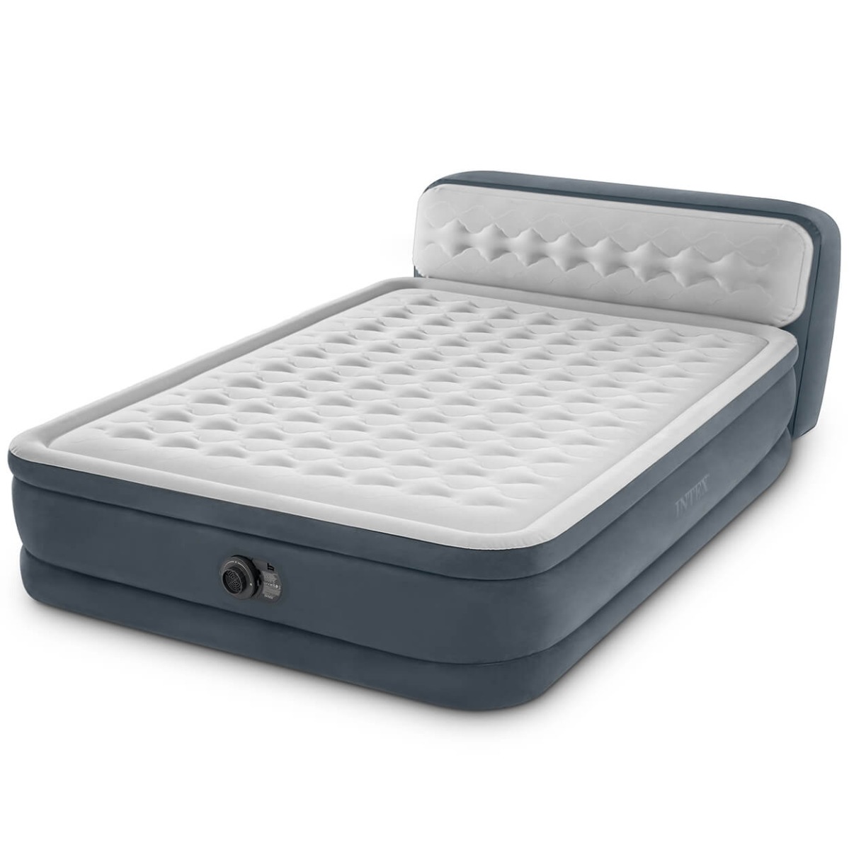 Intex ultra plush luchtbed met hoofdboord afbeelding