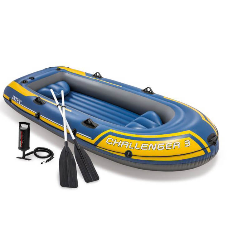 Intex - challenger 3 set - met peddels en pomp afbeelding