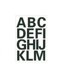 stickervel met letters